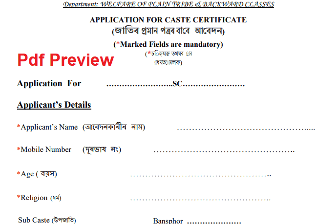 assam-caste-certificate-application-form-pdf-download-2022