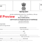 Marriage Registration Form Maharashtra