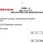 Tamil Nadu Labour Registration Form PDF Download